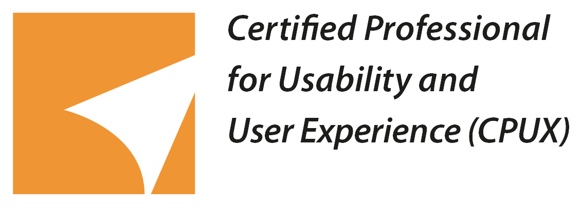 UXQB certified professional for UX badge
